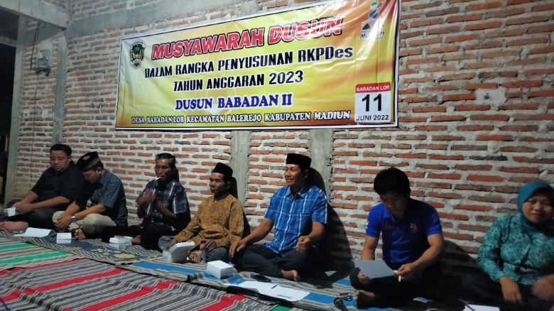 Musdus RKPDes Tahun Anggaran 2023 Dusun Babadan 02 Desa Babadan Lor 