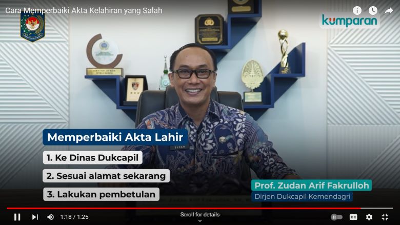 Cara Memperbaiki Akta Kelahiran yang Salah