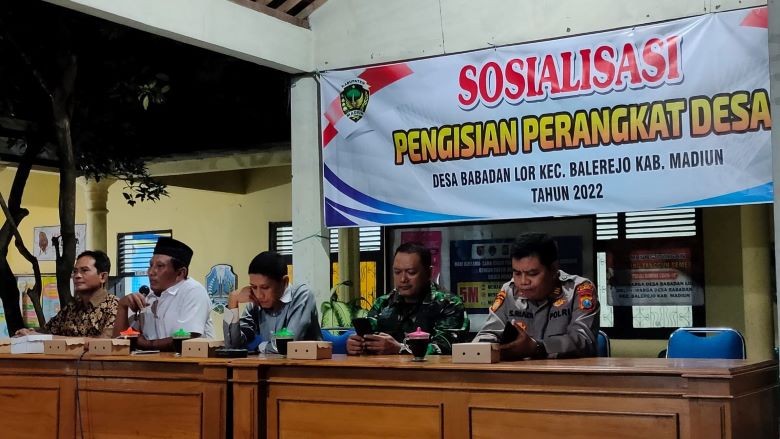 Sosialisasi Perbub Tentang Pengisian Perangkat Desa