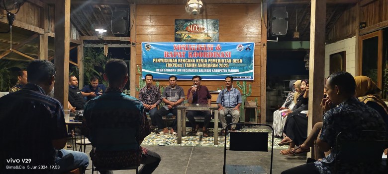 Sosialisasi Dan Rapat Koordinasi Penyusunan Rencana Kerja Pemerintah Desa (RKPDes) TA 2025