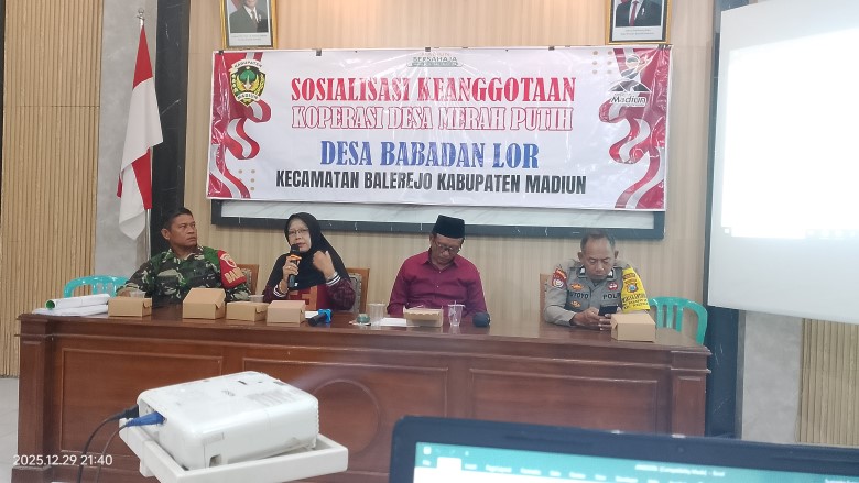 Sosialisasi KDMP Babadan Lor Balerejo, Ajak Warga Bergabung Koperasi Desa